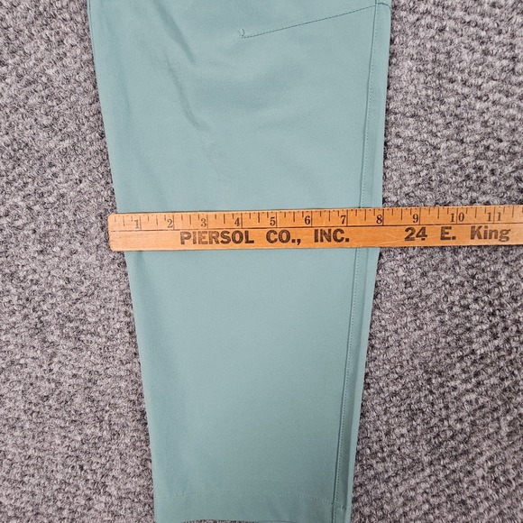 Fabletics Mens Golf Performance Pants 30x32 Green Zip‎ Pockets Athletic Fit - Picture 4 of 6